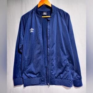 NWT Umbro Diamond Full Zip Navy Blue Jacket Size Medium